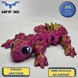51.png ARTICULATED BABY LIZARD MFP3D -NO SUPPORT - PRINT IN PLACE - SENSORY TOY-FIDGET