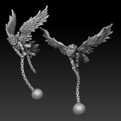 EC-Baby-6.jpg Free STL file Chaos Cherubs - Evil Flying Babies・3D printable model to download