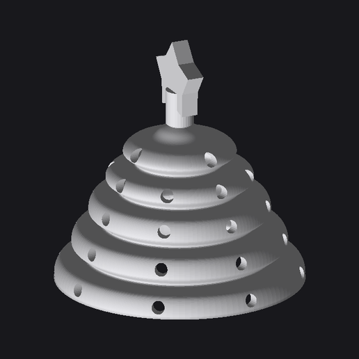 Christmas Tree Tealight Tower