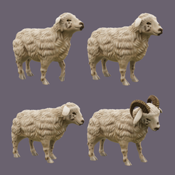 sheep.png Sheep Miniature Set