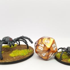2019-02-24_10.07.03.jpg Free STL file Giant spider for 28mm tabletop gaming・3D printer model to download