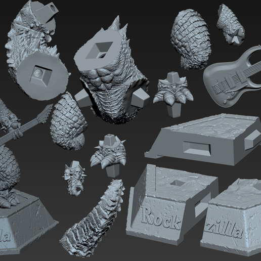 🎨 GODzilla STL for 3D Printing・ STL File for 3D printing・Cults