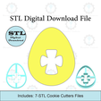 Etsy-Listing-Template-STL.png EGG with Cross Cutout Cookie Cutter | STL File