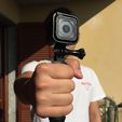 Foto 19-11-17, 11 57 22.jpg Free STL file Kubotan GoPro handle・Model to download and 3D print