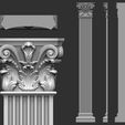 57-ZBrush-Document.jpg 90 classical columns decoration collection -90 pieces 3D Model