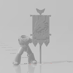 1.png Salamandres LEGION BANNER XVIII pour le wargame 30k