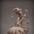 JackSantaTurn-2.jpg Haunted Mansion Jack Skellington Santa 3D Printable Sculpt
