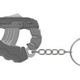 Plasma_Pistol_Keychain_1.3554.jpg Keychain - H2A Plasma Pistol - Halo - Printable 3d model - STL files