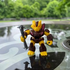 Tiger2.jpg Free STL file Ferocious Tiger Battle Beasts Series 1 #3・3D printable object to download