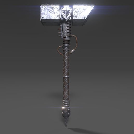Astartes Terminator Power Hammer 3D model