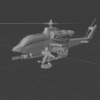 scale.png Intergalactic Guard 1st Airmobile Division - AH-1 Vendetta Attack Helicopter