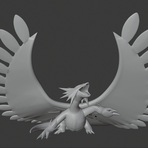 Roaring Moon from Pokémon Scarlet 3D model