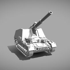 Hummel_Basilisk_1.jpg Free 3D file Hummel Heavy Basilisk・3D print object to download