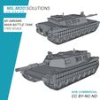 MMS-Abrams.png M1 Abrams main battle tank