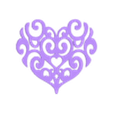 heart tattoo.stl Tribal heart shape