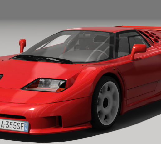 🚗 Bugatti EB110 SS・Arquivo STL para ・Cults