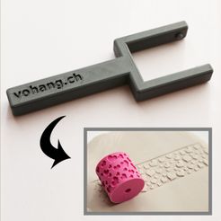 Griff.jpg STL-Datei Handle for STAMP ROLLERs・Design für den 3D-Druck zum Herunterladen