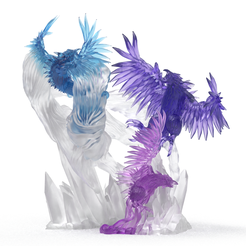 1.png Frost / Crystal Phoenix Sculpture and Dice Tower