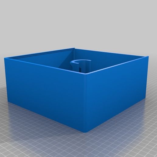 Dry Box with Lid & Spool Holder (Remix) 3D model