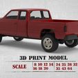 0_2.jpg Dodge 1500 2nd gen Truck  Extended Quad Cab Body Printable