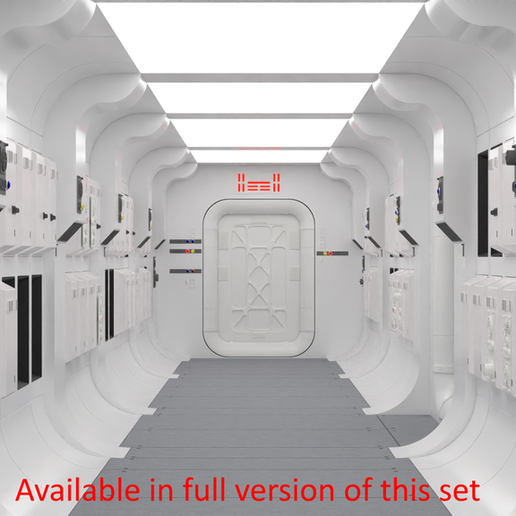 ✨ The Tantive IV Hallway 1-12 scale Blackseries・Free 3D File for