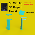 RENDER_v2.png S1 Mini Pc  Mount/ wall mount