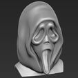 q13.jpg Ghostface from Scream bust 3D printing ready stl obj
