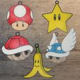 item mario.jpg Set 5 Mario Ornaments Item