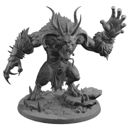 🎲 Grolak the Sunderbeast - Hulking Demon Tabletop RPG Miniature