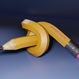 Lapis-01.png Sophisticated Decoration - 3D Knot-shaped Pencil for 3D Printing