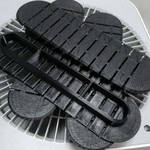 Plate for manhole cover hole L=152mm W=26mm - 3D model önizlemesi