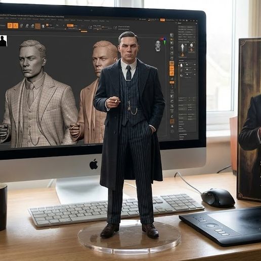 MICHAEL GRAY: The Ambitious Heir! 💼 Peaky Blinders 3D Model