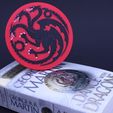 fe1460c573b46ec0c55e5ec04c6b3150_display_large.JPG Multi-Color Game of Thrones Coaster - House Targaryen