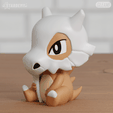 Cu_0004_totorotrio-copy-4.png Cubone Chibi 2 Models Easy Print Pokemon