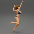 Girl-0002.jpg VolleyBall Girl 1 Posieren 3D-Druck Modell