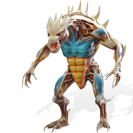 👾 Battle-Ready Raptor Warrior・Free 3D File for 3D printing・Cults