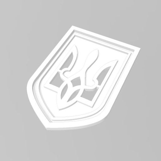 Ukraine Coat of Arms / symbol 3D model