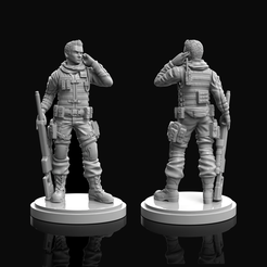 piers.png Файл OBJ Пирс Ниванс миниатюра residual evil・3D-печатная модель для загрузки