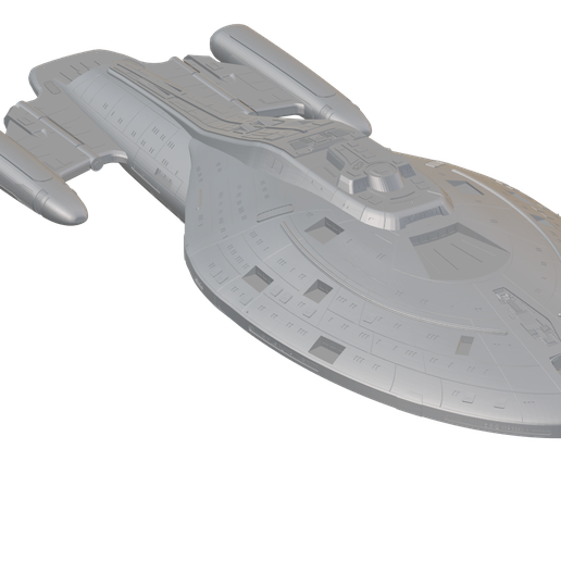🖖 Intrepid Class Starship (USS Voyager)・ STL File for 3D