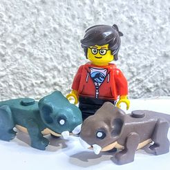IMG_20230909_212214~2.jpg Файл OBJ Lystrosaurus L E G O・Модель 3D-принтера для скачивания