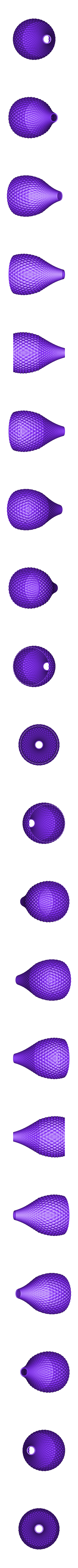 Hex_DRAGON_E14.STL DIAMOND SHADE | LUMINEX LAMP