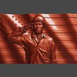 0-US-Wavy-Flag-Soldier-©.jpg USA Wavy Flag - Soldier - CNC Files For Wood, 3D STL Model