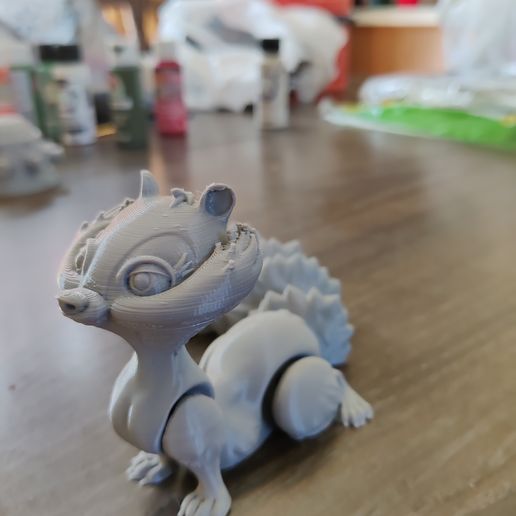Simpática ardilla de Flexi Print-in-Place Ahora con archivos 3MF incluidos