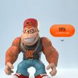 stl-maker-donkey-kong.jpg 🦍🔥 Donkey Kong - Urban Vibes - Fan Art 🔥🦍 - (Multiparts / 3MF)