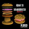 1.png Build Your Hamburger - Customizable 3D Key Chain