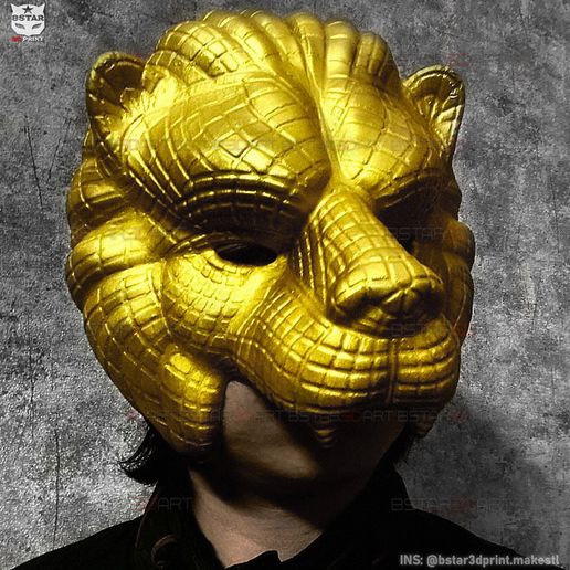 243279403_10226856245971266_3810537779953043468_n.jpg Squid Game Mask - Vip Lion Mask 3D print model
