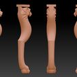 B006.jpg 3D STL Table leg (Baroque)