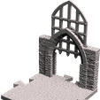 SQ_4-way_Arch_B1 copy.png PuzzleLock Dungeon, Modular Terrain for Tabletop Games