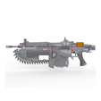 8.png Lancer - Gears of War - Printable 3d model - STL + CAD bundle - Personal Use