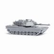 Abrams_Tank_01.jpg Free STL file M1 Abrams Tank Model Kit・3D printer model to download, FORMBYTE